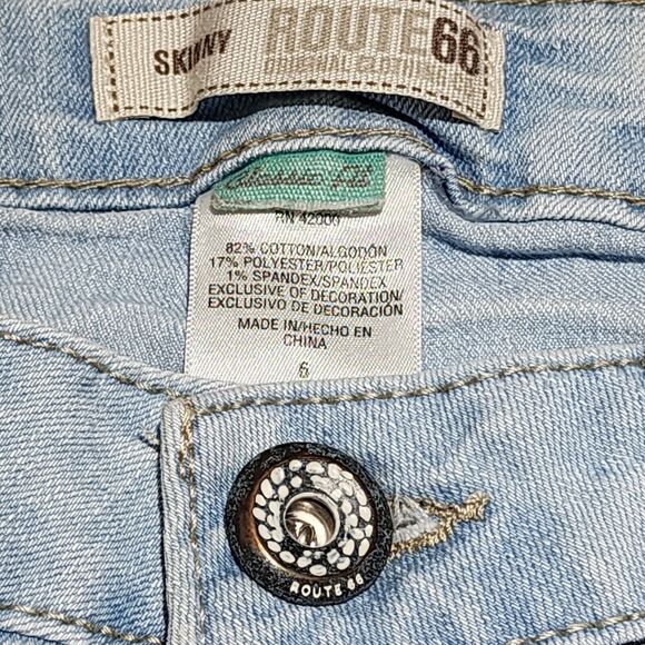 Route 66 Classic‎ Fit Skinny Jeans Light Blue Size 6 - Picture 3 of 12
